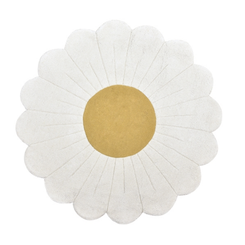 Tapis coton Fleur CHAMOMILE - LILIPINSO