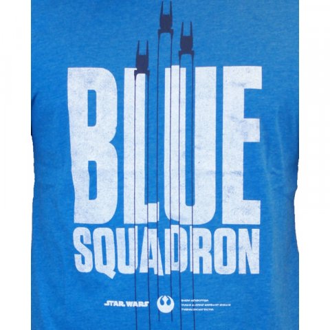 Tee-Shirt Bleu Blue Squadron Star Wars