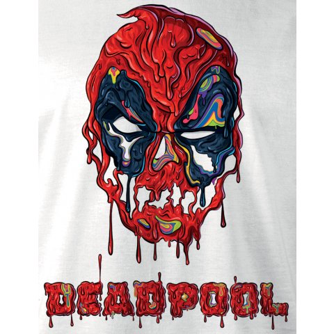 Tee-Shirt Deadpool Slim Head Marvel