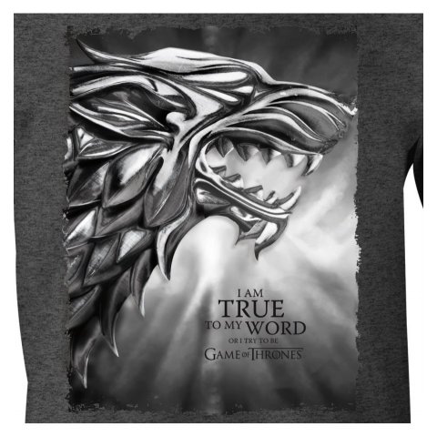Tee-Shirt Game of Thrones gris I am the Sword