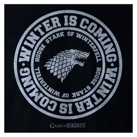 Tee-Shirt Game of Thrones Winter is coming Stark