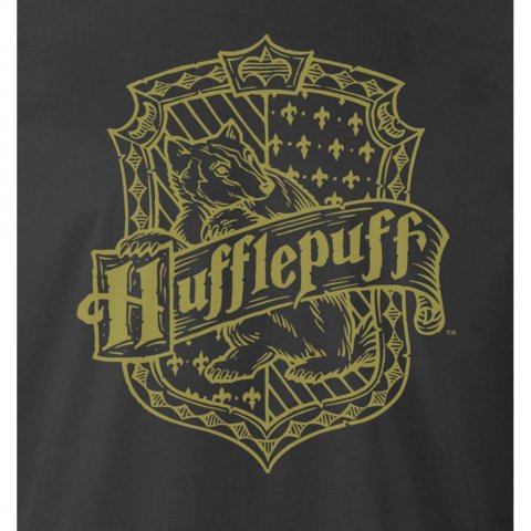 Tee-Shirt Harry Potter Gris Poufsouffle