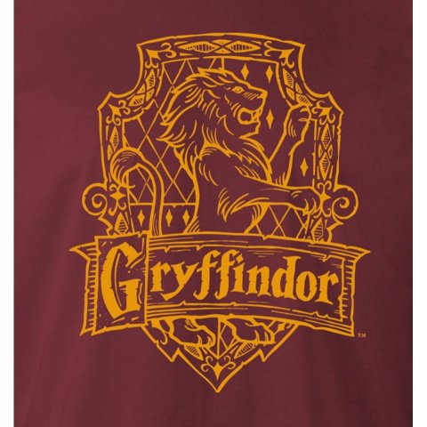 Tee-Shirt Harry Potter Gryffondor homme bordeaux