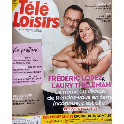 Programme Télé loisirs - Exemplaire de la semaine en cours.