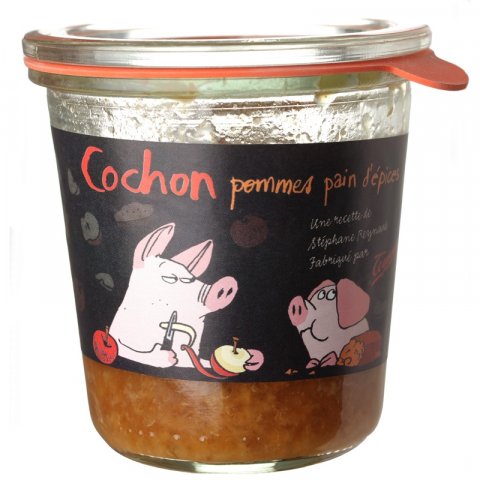 Terrine Cochon Pommes Pain d'épices. Teyssier
