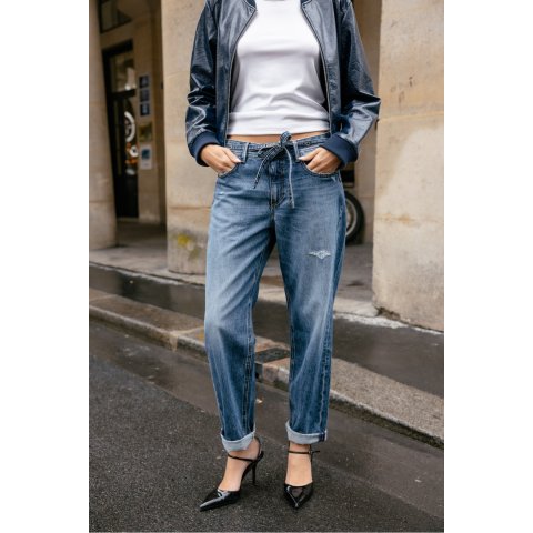 Jeans cropped boyfriend Femme Freeman T.Porter Timea Skill 