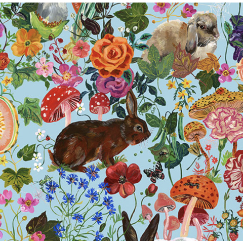 Turbulette à nouer MINIKANE - Les Lapins by Nathalie Lété