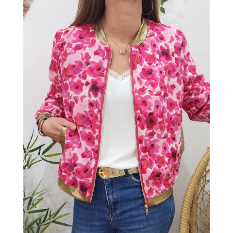 Bombers femme rose Claire