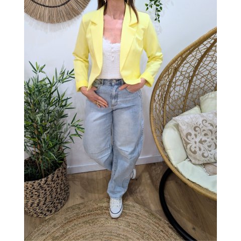 Demi Blazer femme jaune