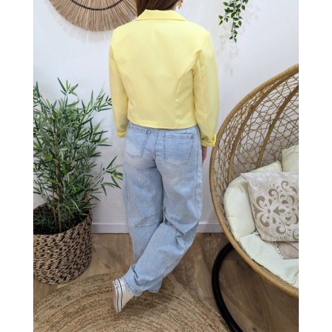 Demi Blazer femme jaune
