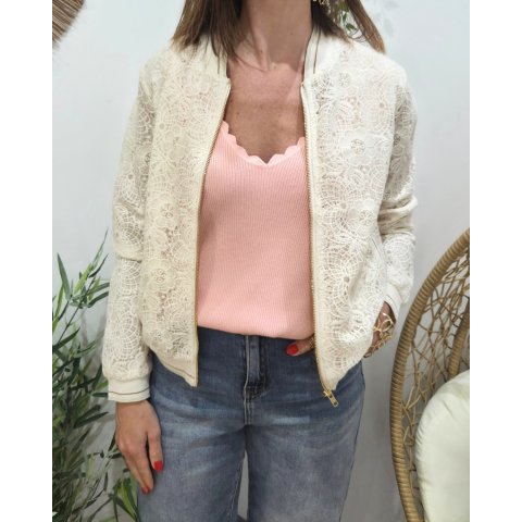 Bombers femme beige Eponine