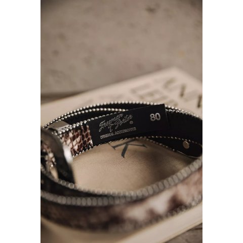 Ceinture en cuir Femme, Off white Vanya Freeman T.Porter