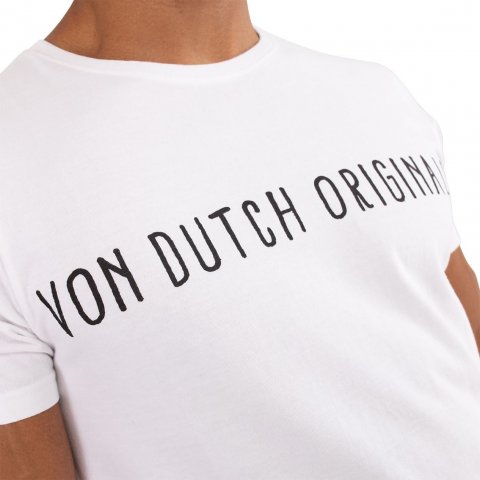 T-shirt col rond regular fit homme en coton Von Dutch Fast