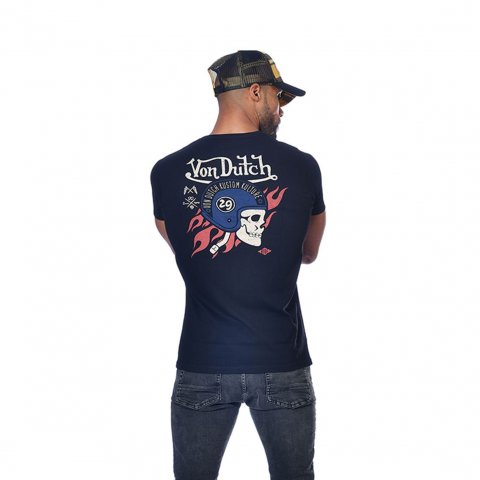 T-shirt col V homme avec print Ghost Von Dutch
