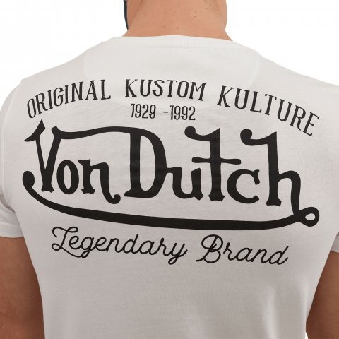 T-shirt Von Dutch homme Col rond Eye