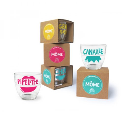 Verre "GÉNIE" Pied de poule