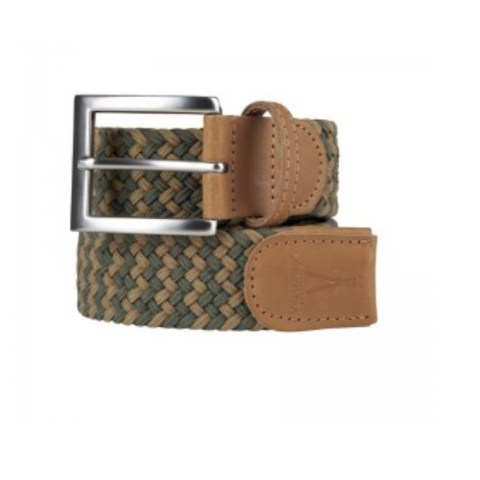 Ceinture tressée vert/kaki - taille 1 - VERTICAL