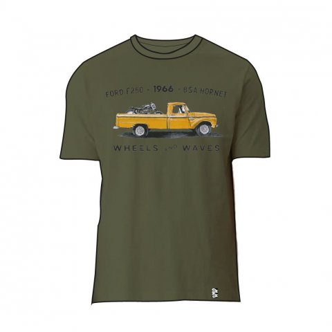 T-Shirt Homme Wheels and Waves F250