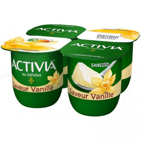 Yaourts saveur vanille ACTIVIA 