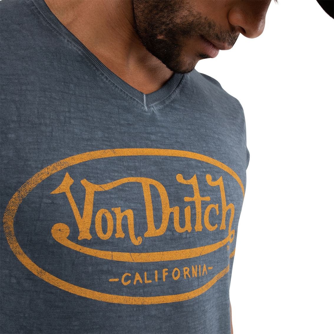 Tee-Shirt Homme Von Dutch Col V Tyron T-Shirt - 294323
