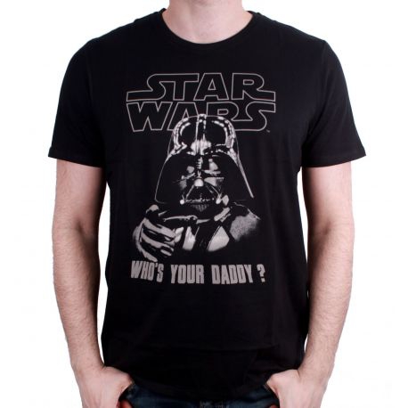 Tee Shirt - Dark Vador : Who's your daddy ? - Homme - Star Wars